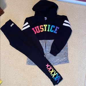 Justice active outfit